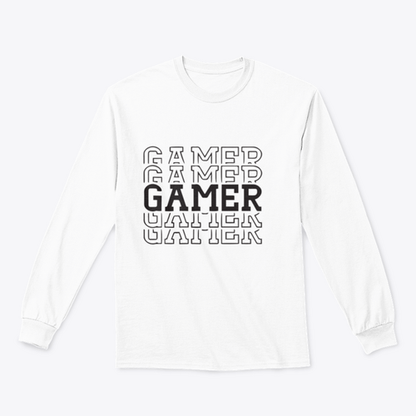 Gamer Black Layered Design for Sweatshirt